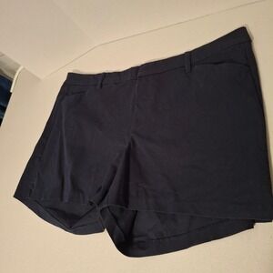 OLD NAVY PIXIE HIGH RISE Secret Smooth Pockets Women Shorts Size 22 Navy
